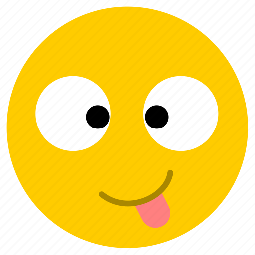 Happy, crazy, tongue, silly, foolish, dummy, emoji icon - Download on Iconfinder