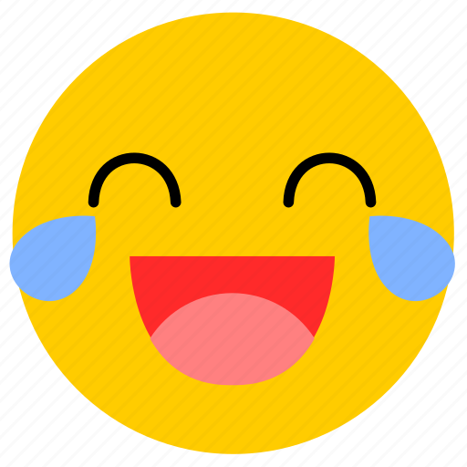Laughing, lol, laugh, chuckle, amusement, smile, emoji icon - Download on Iconfinder