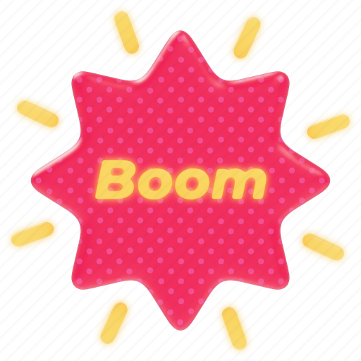 Boom, speech, comment, bubble, presentation, balloon, message icon - Download on Iconfinder