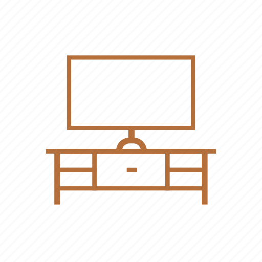 Tv, table, television, monitor, display, furniture icon - Download on Iconfinder