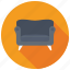 couch, furniture, settee, single seat sofa, sofa 