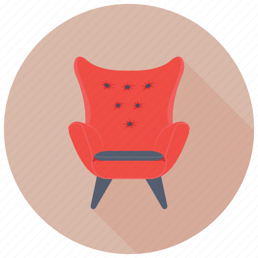 Comfortable home furniture, couch, furniture, single seater sofa, sofa icon - Download on Iconfinder