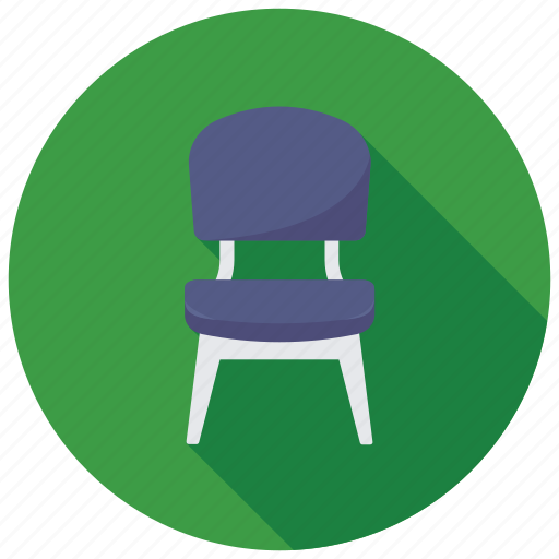 Armless chair, chair, desk chair, furniture, modern dining chair icon - Download on Iconfinder
