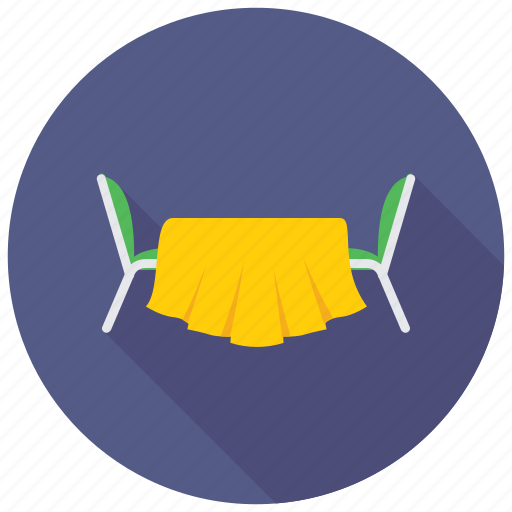 Furniture, restaurant table, table and chairs, table for two icon - Download on Iconfinder