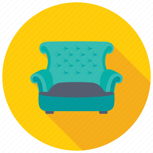 Couch, furniture, settee, single sofa seat, sofa icon - Download on Iconfinder