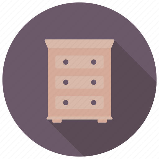 Bureau, cabinet, chest of drawers, drawers, filing cabinet icon - Download on Iconfinder