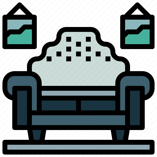 Armchair, comfortable, furniture, livingroom, sofa icon - Download on Iconfinder