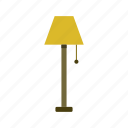 floor, lamp