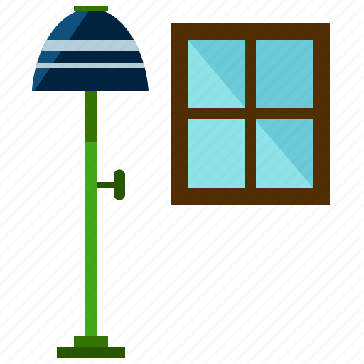 Lamp, window, furnishings, furniture, interior icon - Download on Iconfinder