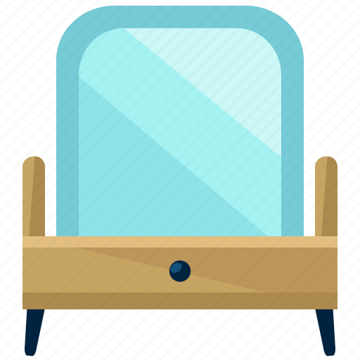 Mirror, furnishings, furniture, interior, table icon - Download on Iconfinder