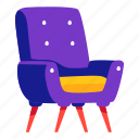 chair, sofa, furniture, living, seat, interior