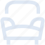 armchair, interior 