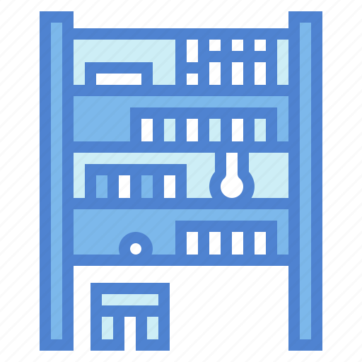 Bookcase, bookshelf, library, storage icon - Download on Iconfinder
