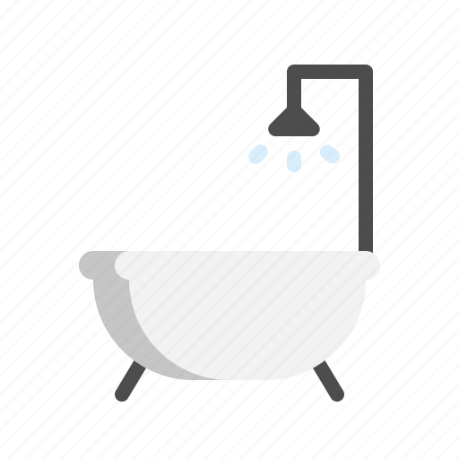 Bath, bathroom, bathtub, rainshower, shower, tub icon - Download on Iconfinder