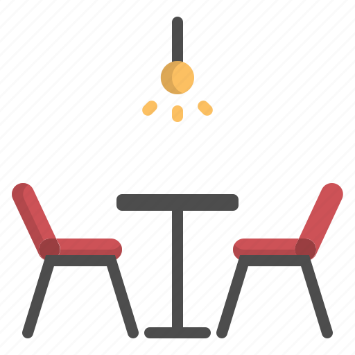 Chair, dining table, furniture, interior, kitchen, seat, table icon - Download on Iconfinder