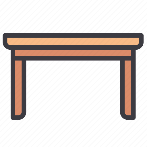 Table, furniture, wood, desk, wooden icon - Download on Iconfinder