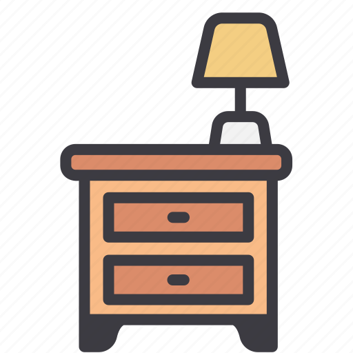 Table, home, bed, bedside, furniture, bedroom icon - Download on Iconfinder