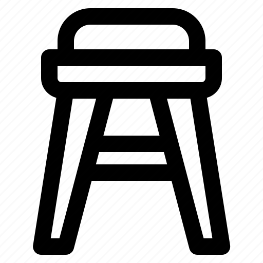 Stool, chair, furniture, seat, bar icon - Download on Iconfinder