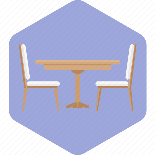 Chairs, furniture, hotel, party, resort, table icon - Download on Iconfinder