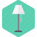 bulb, electric, furniture, lamp, light, table