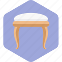 furniture, home, household, interior, stool, table