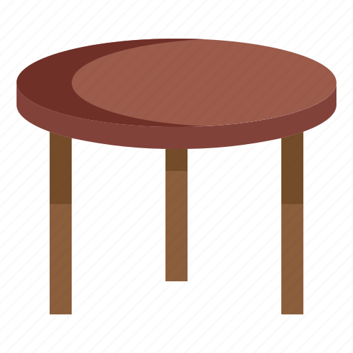 Circle, decor, furniture, home, interior, table icon - Download on Iconfinder