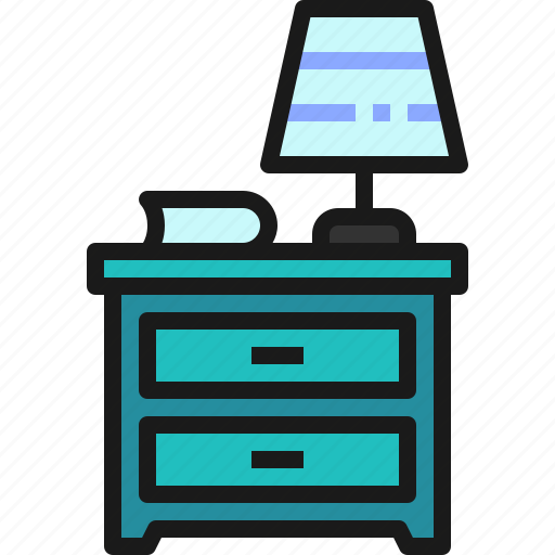 Table, bedside, lamp, sidetable icon - Download on Iconfinder
