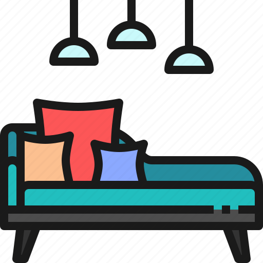 Furniture, daybed, couch, sofa icon - Download on Iconfinder