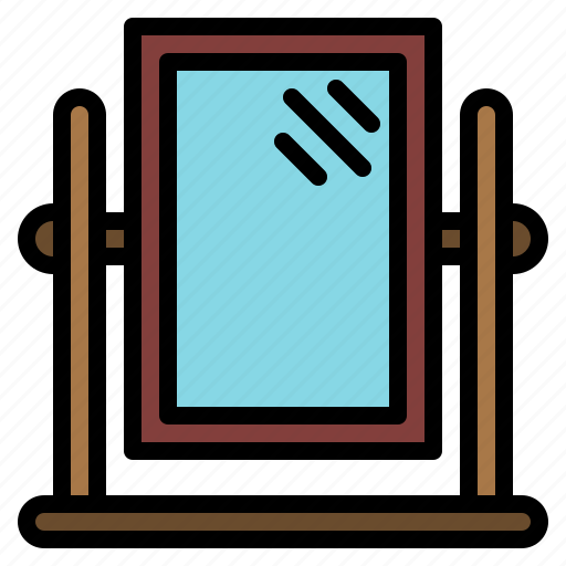 Furnitureandhousehold, mirror, interior, reflect, reflection icon - Download on Iconfinder