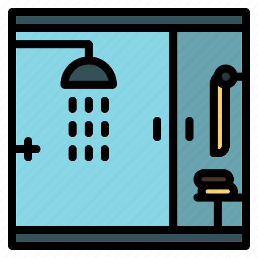 Furnitureandhousehold, shower, bathroom, bath icon - Download on Iconfinder