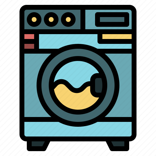 Furnitureandhousehold, washingmachine, laundry, washing, machine icon - Download on Iconfinder