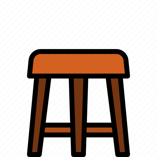 Stool, living, interior, home, furniture, room icon - Download on Iconfinder