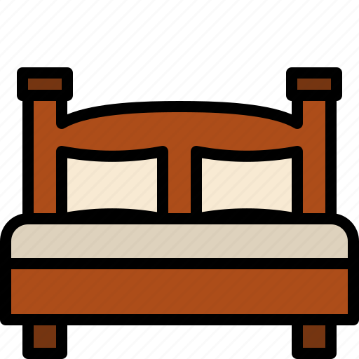 Bed, living, interior, home, furniture, room icon - Download on Iconfinder