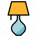 bulb, furniture, lamp, lighting, table