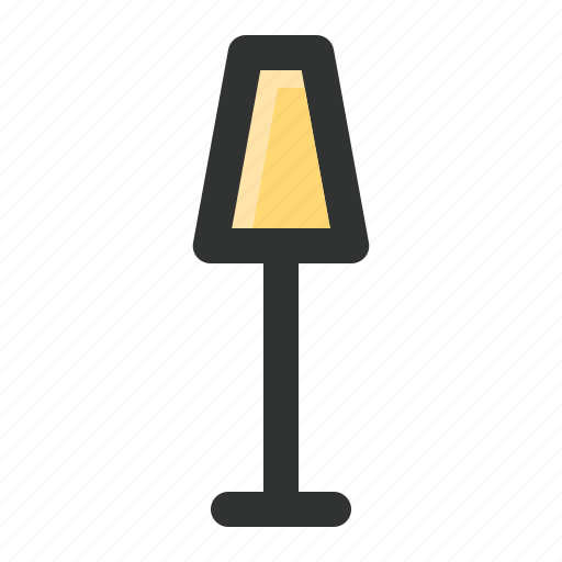 Furniture, lamp, light, night, stand icon - Download on Iconfinder