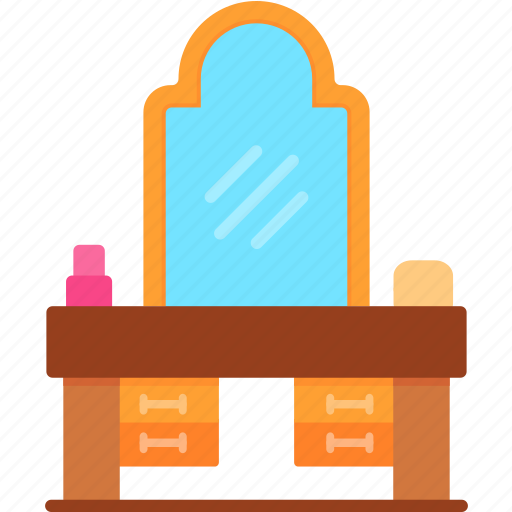 Dressing, table, beauty, dresser, mirror icon - Download on Iconfinder