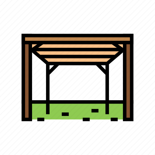 Pergola, backyard, construction, furniture, home, dinning icon - Download on Iconfinder