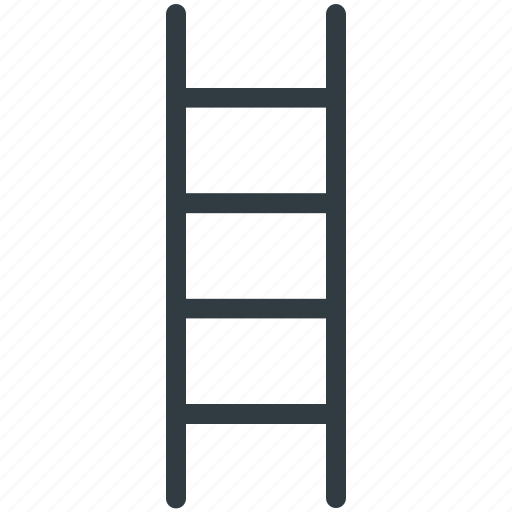Firefighting ladder, ladder, ladder steps, staircase, stairs icon - Download on Iconfinder