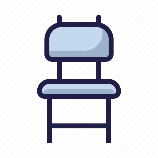 Chair, furnishing, furniture, home living, household, seat, wood chair icon - Download on Iconfinder
