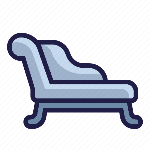 Chaise longue, furnishing, furniture, home living, household, long chair, sofa icon - Download on Iconfinder