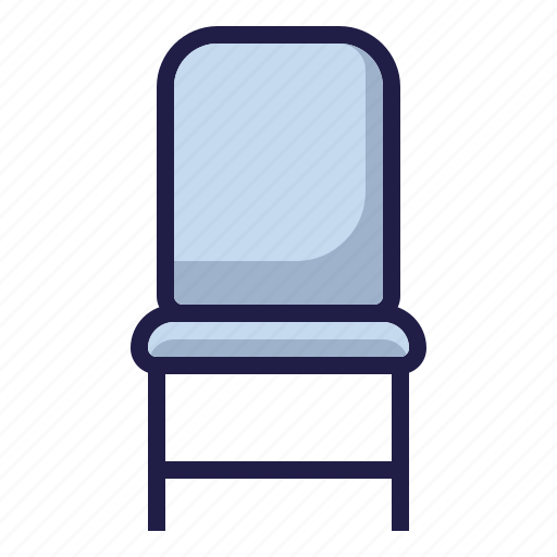 Furnishing, furniture, high chair, home living, household, seat, wood chair icon - Download on Iconfinder