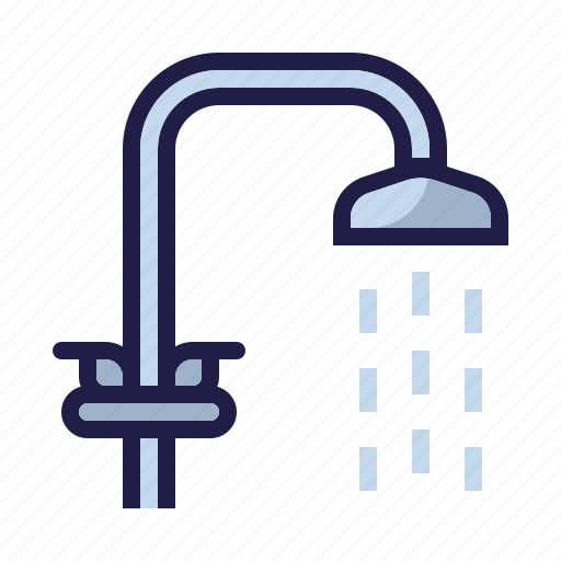 Bathroom, furnishing, furniture, home living, household, shower, water icon - Download on Iconfinder