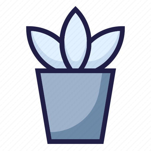 Decoration, furnishing, furniture, home living, household, pot, small plant icon - Download on Iconfinder