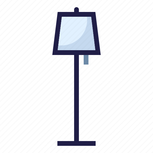 Floor lamp, furnishing, furniture, home living, household, lighting, standing lamp icon - Download on Iconfinder