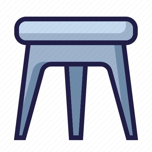 Barstool, chair, furnishing, furniture, home living, household, stool icon - Download on Iconfinder