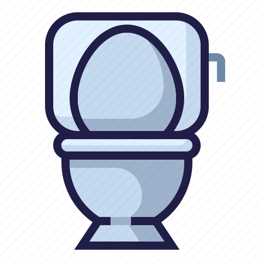 Flush, furnishing, furniture, home living, household, toilet, wc icon - Download on Iconfinder