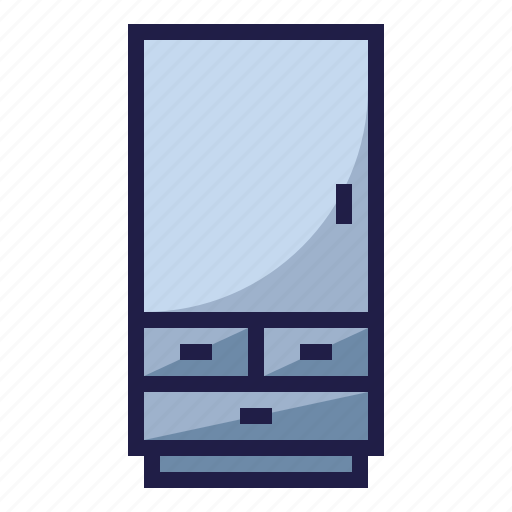 Closet, cupboard, furnishing, furniture, home living, household, wardrobe icon - Download on Iconfinder