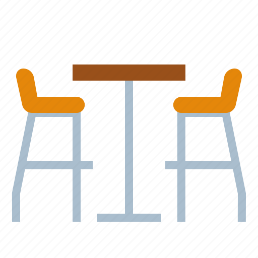 Bar table, cafe table, furnishing, furniture, high table, home living, household icon - Download on Iconfinder
