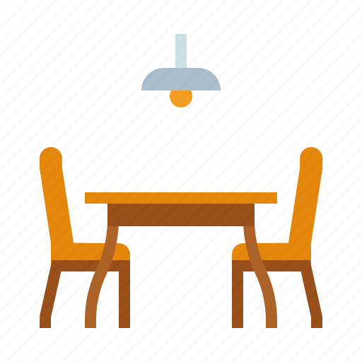 Dining room, dining table, furnishing, furniture, home living, household, kitchen icon - Download on Iconfinder