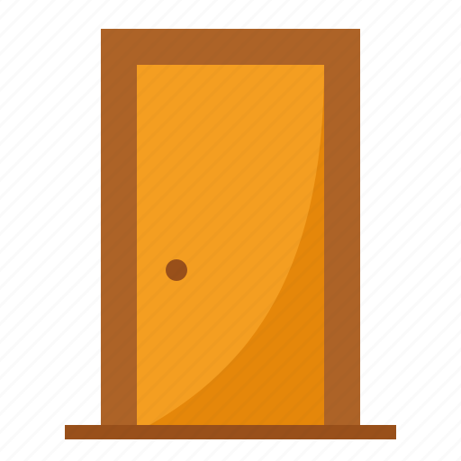 Close door, door, furnishing, furniture, gate, home living, household icon - Download on Iconfinder